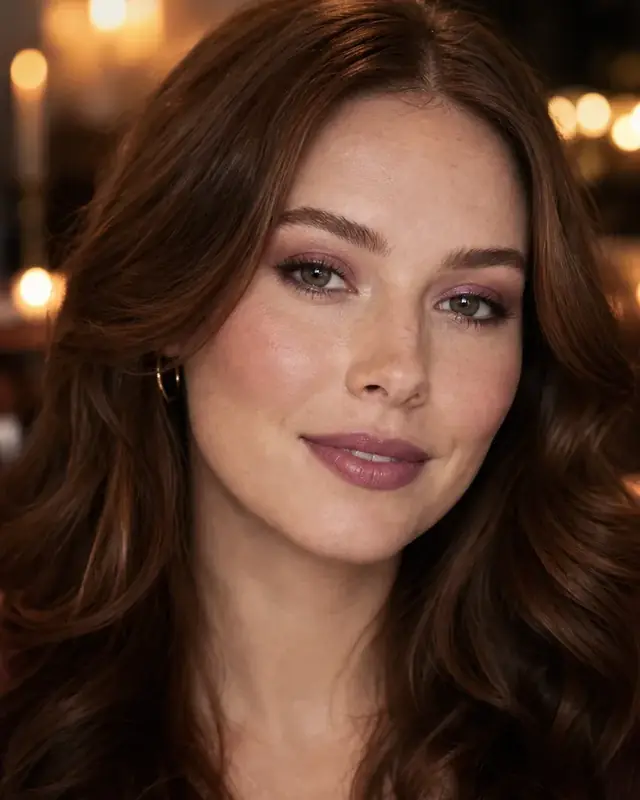 Candlelight Mauve makeup reference