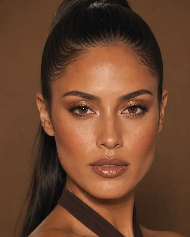 Bronze Glam makeup reference