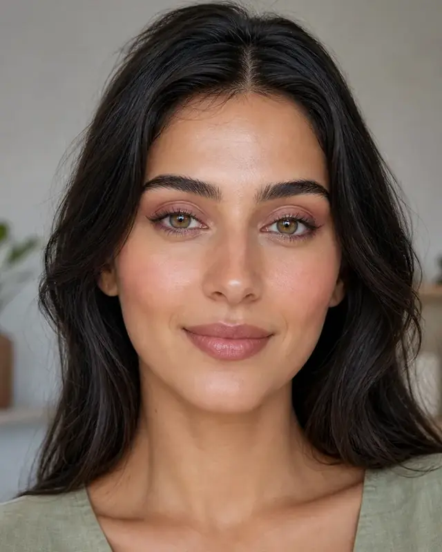 Olive Undertone Rose makeup reference