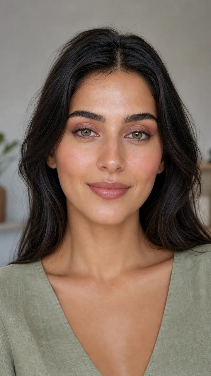 Olive Undertone Rose makeup reference