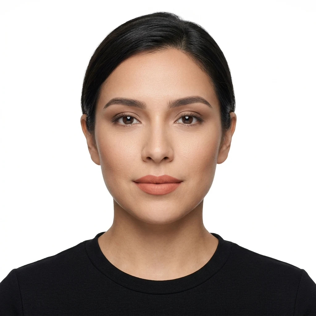 Passport Photo Clean makeup reference
