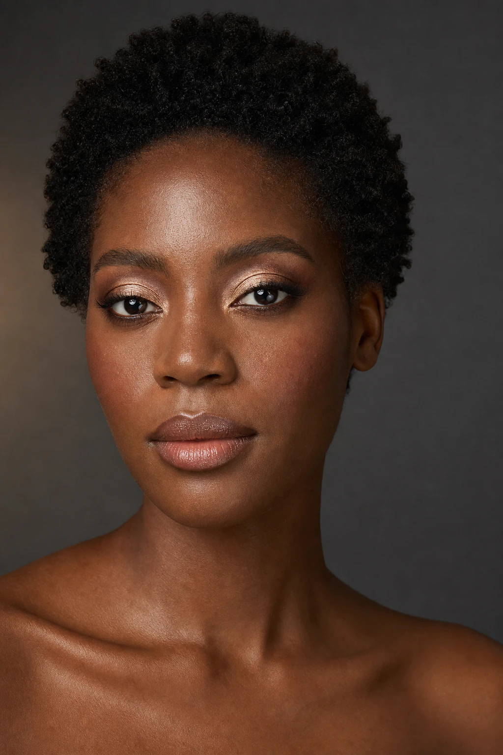 Champagne Eye Glow: Reflective Lids That Stay Refined