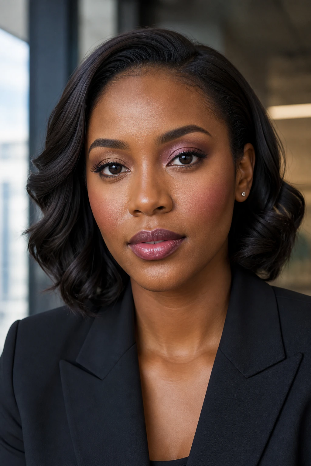 Executive Rose Makeup: Professional Definition Without Heaviness