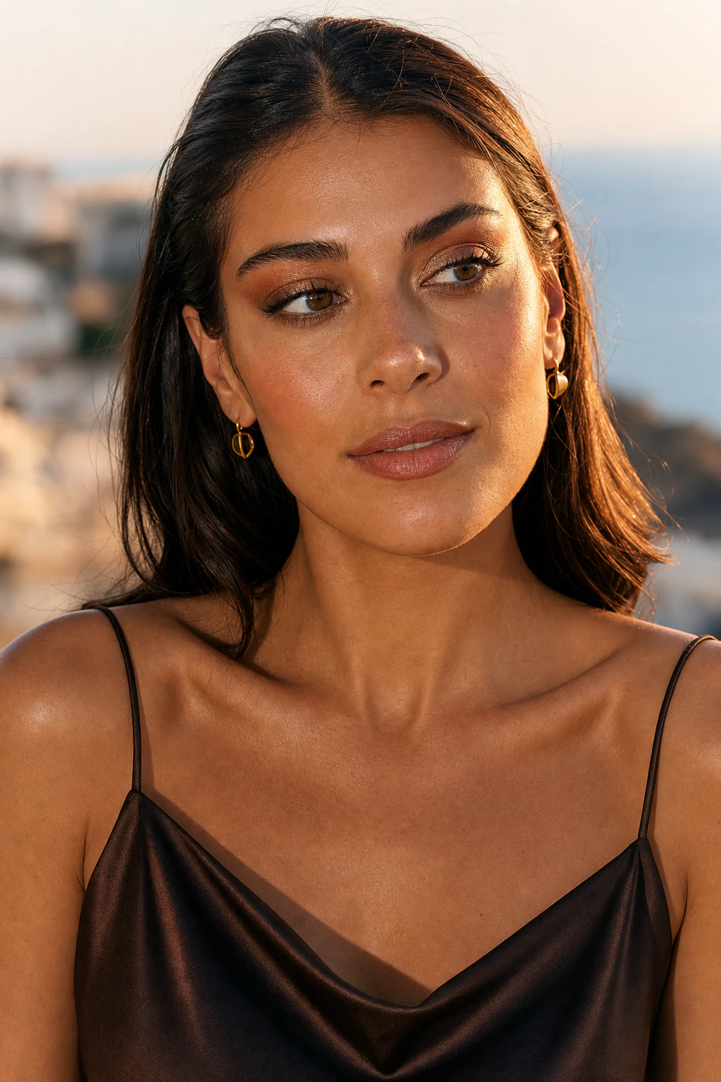 Sunset Bronze Makeup: Warm Depth Without Turning Orange